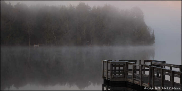 Mercer Lake Foggy Morning – More Landscape Photography from the Wisconsin Northwoods